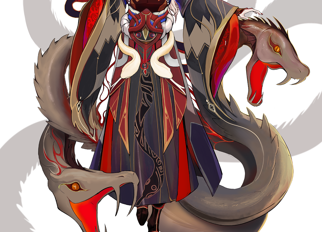 八岐大蛇——皮肤设计