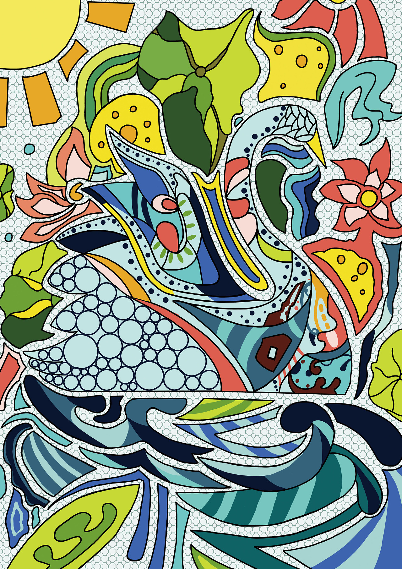 "不如走走"主题插画动物篇|插画|创作习作|z22226095 - 原创作品