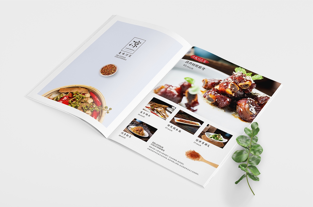 成都菜单设计 餐厅菜单设计 成都菜谱设计 菜品宣传册