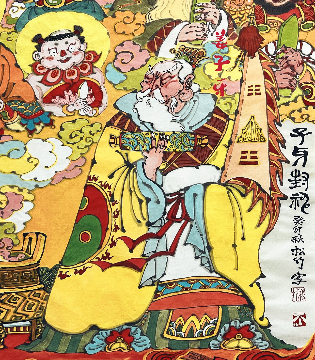 【南记手绘·不二堂·商周列国全传·子牙封神】（图ZMzUwMTI3OTAw） - 绘画 - 站酷设计师老表舅原创素材 - 站酷ZCOOL