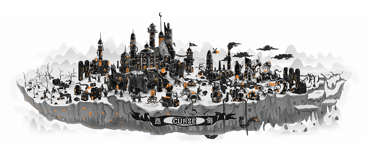 《蛊蚀/GURSE》插画设计