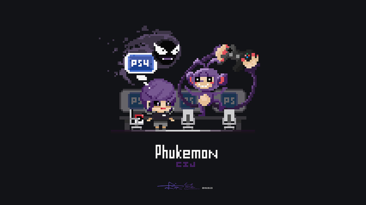 普吉岛的宝可梦-Phukemon像素画（图ZMTc3NzY3Mjg0） - 像素画 - 站酷设计师棕熊不是熊原创素材 - 站酷ZCOOL