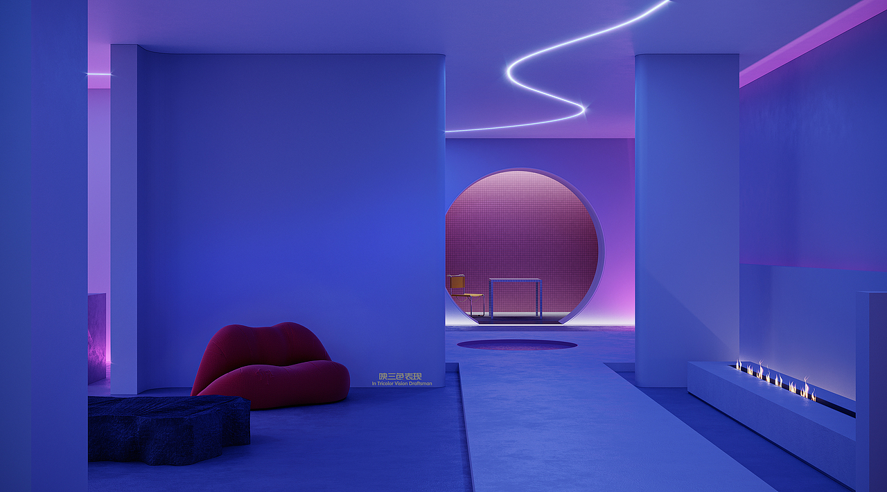 in-Tricolor ：解构经典与陆离配色，引领科幻未来风潮（图ZMjY5MDEyOTg4） - 商业空间设计 - 站酷设计师映三色视觉表现原创素材 - 站酷ZCOOL