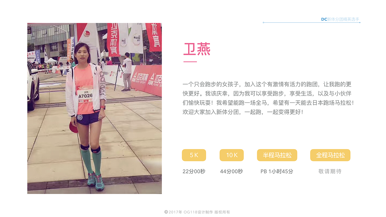 无锡DC跑团 新体分团 周年庆活动展示ppt（图ZMTIzMDU4NDAw） - PPT/Keynote - 站酷设计师OG118原创素材 - 站酷ZCOOL