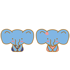 萌萌小象第二波|其他|其他|幻真 - 原创作品 - 站酷 (zcool)