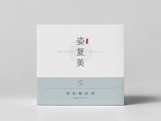 包装设计-医用冷敷贴盒子