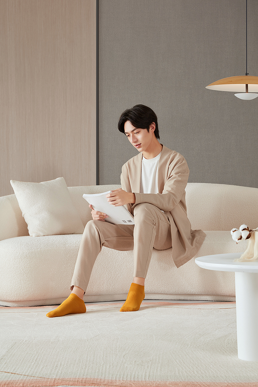 袜子摄影 棉竹屋