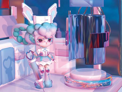 个人原创IP | 站酷盲盒形象设计大赛-Cyber Juniper