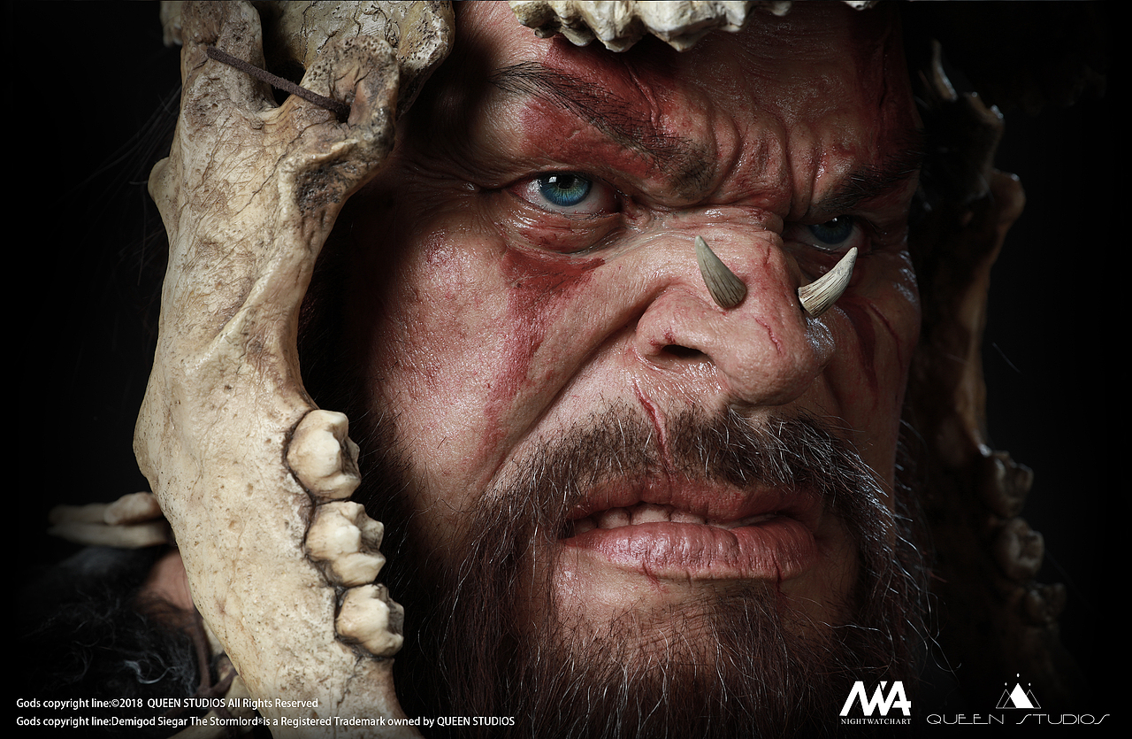 Queen Studios 原创作品：半神-风暴之王-齐格尔（图ZMTM3Njk0MTM2） - 手办/模玩 - 站酷设计师QueenStudios原创素材 - 站酷ZCOOL