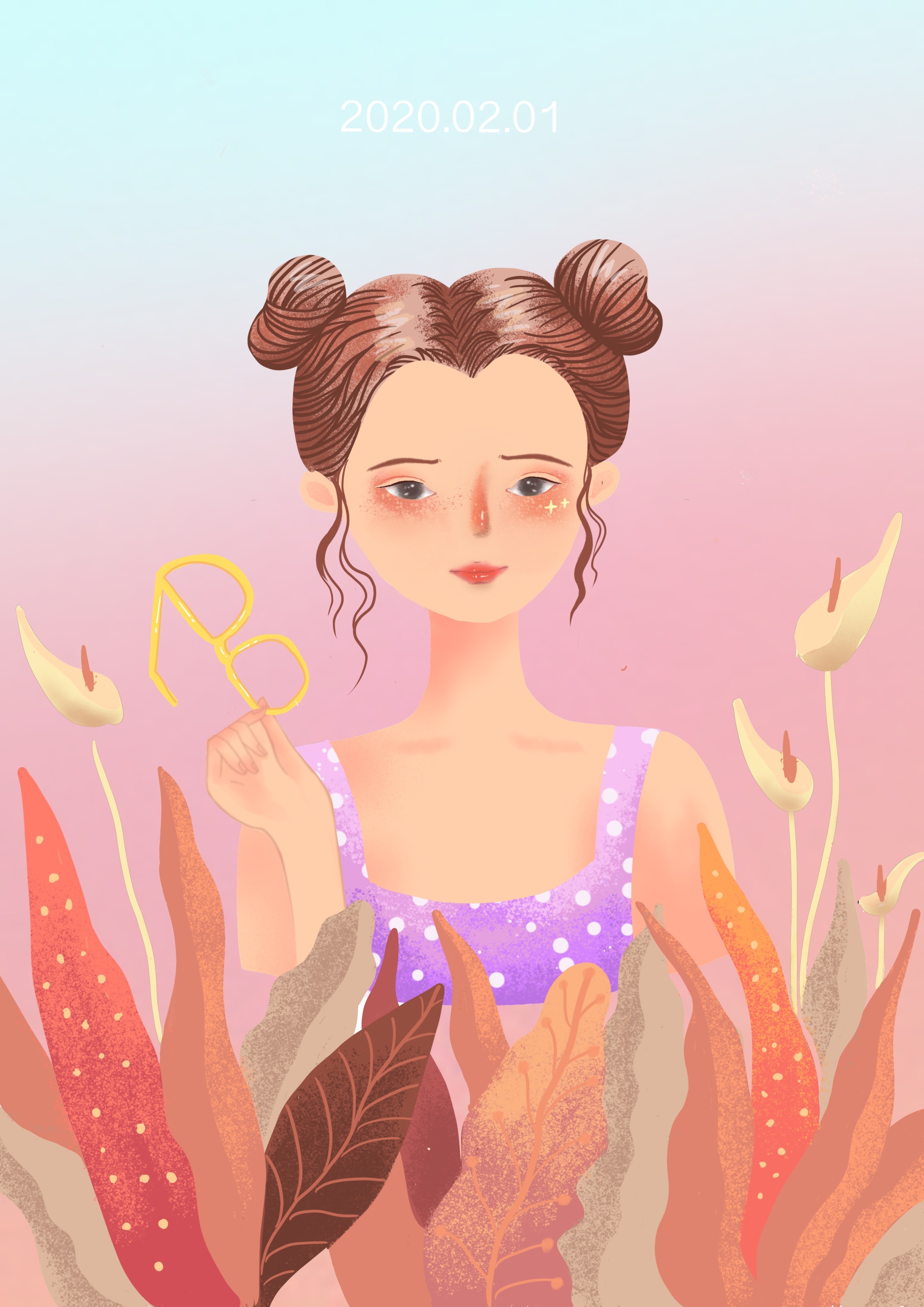 插画|插画|艺术插画|时光琥珀 - 原创作品 - 站酷 (zcool)