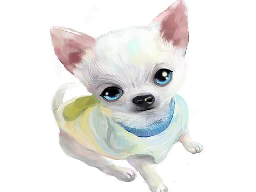 【手绘练习】白色的布丁~