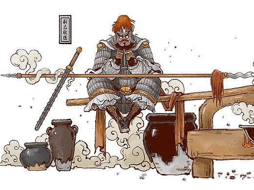 五泉隋唐小镇墙画