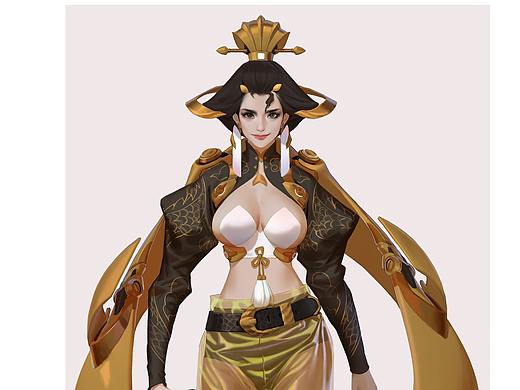 艺渡CG小站 白鹿 刘蓓创作过程