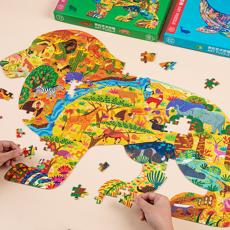 艺术插画异形拼图