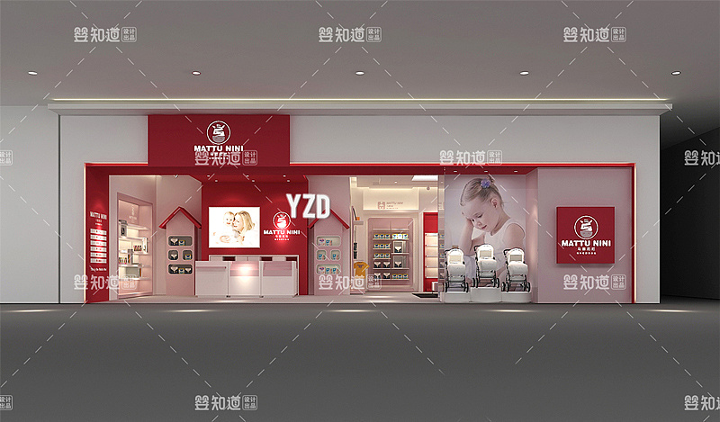 北京母婴店装修设计|北京母婴店铺设计公司