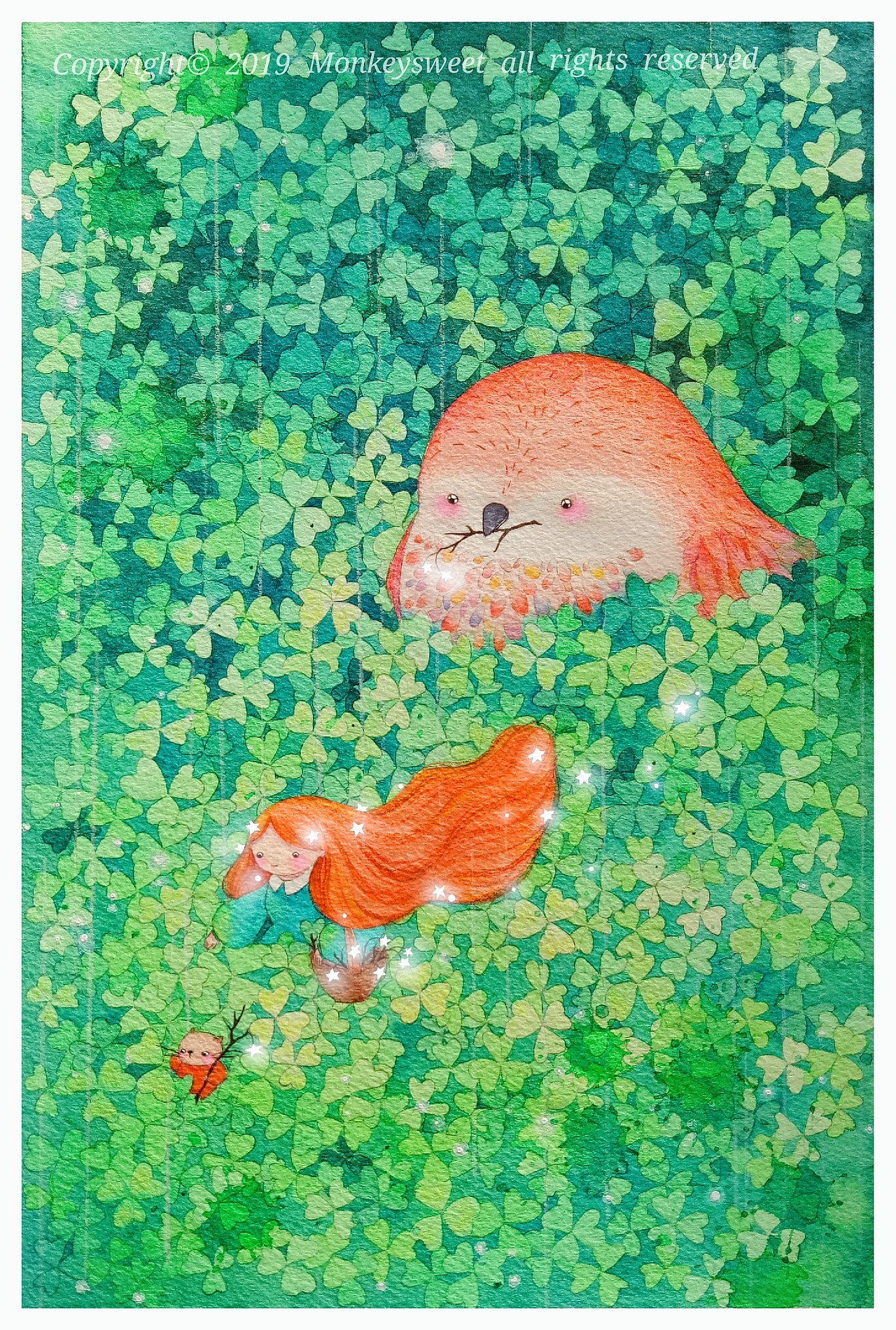 星星女孩系列（圖ZMTQ2NTY2NTUy） - 創(chuàng)作習作 - 站酷設(shè)計師貓與亭原創(chuàng)素材 - 站酷ZCOOL