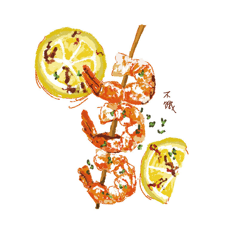 一串烤虾呀|插画|艺术插画|不饿yee_原创作品-站酷zcool