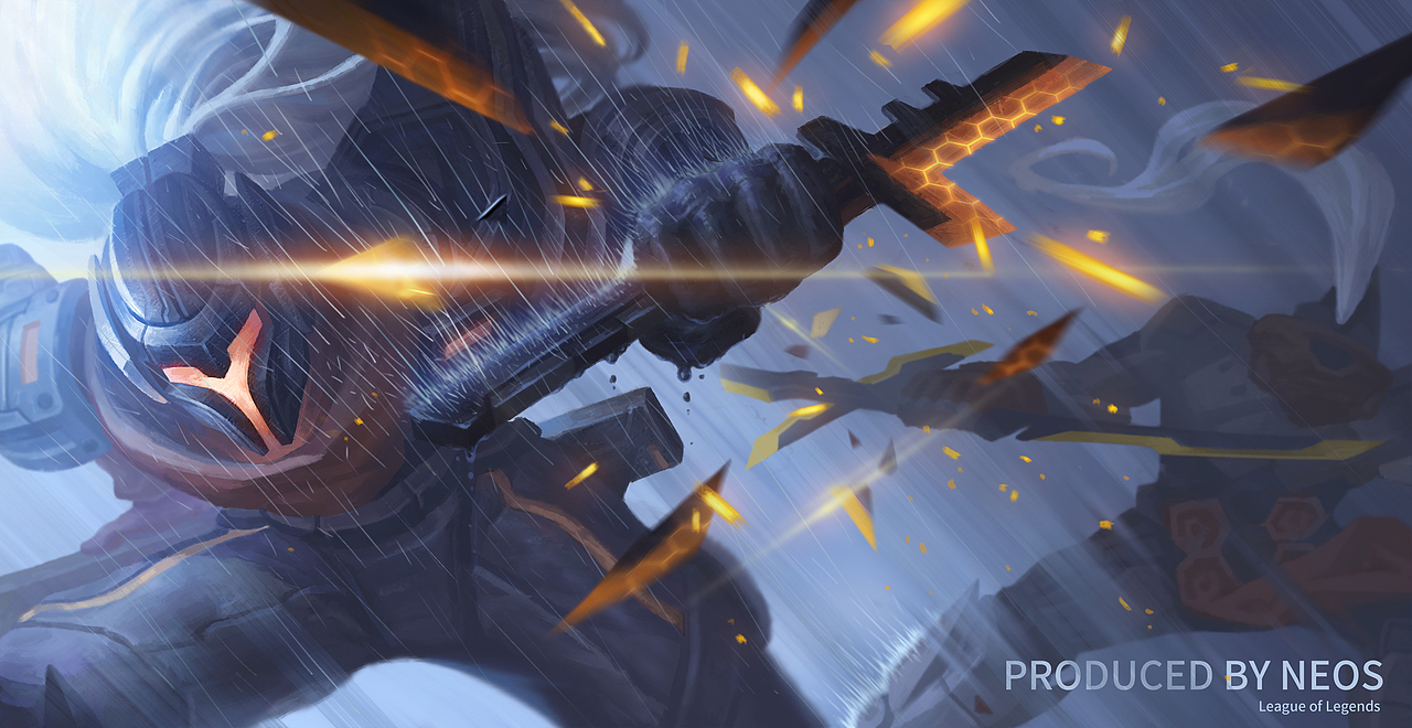 英雄联盟源计划同人，亚索，易（图ZMTczMzc1NzYw） - 游戏原画 - 站酷设计师NEOS100原创素材 - 站酷ZCOOL