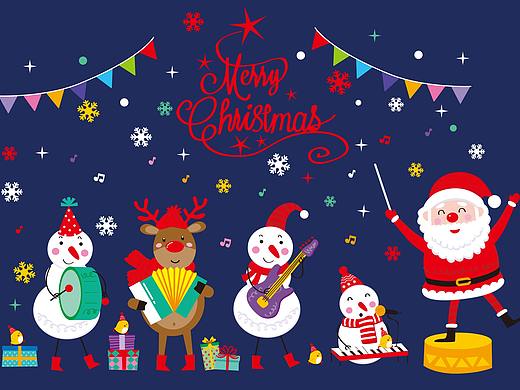 圣誕節(jié)插畫(huà)系列貼紙（個(gè)人主頁(yè)-ZNDE2Nzc3MzY=） - 商業(yè)插畫(huà) - 站酷設(shè)計(jì)師MANDY果原創(chuàng)素材 - 站酷ZCOOL