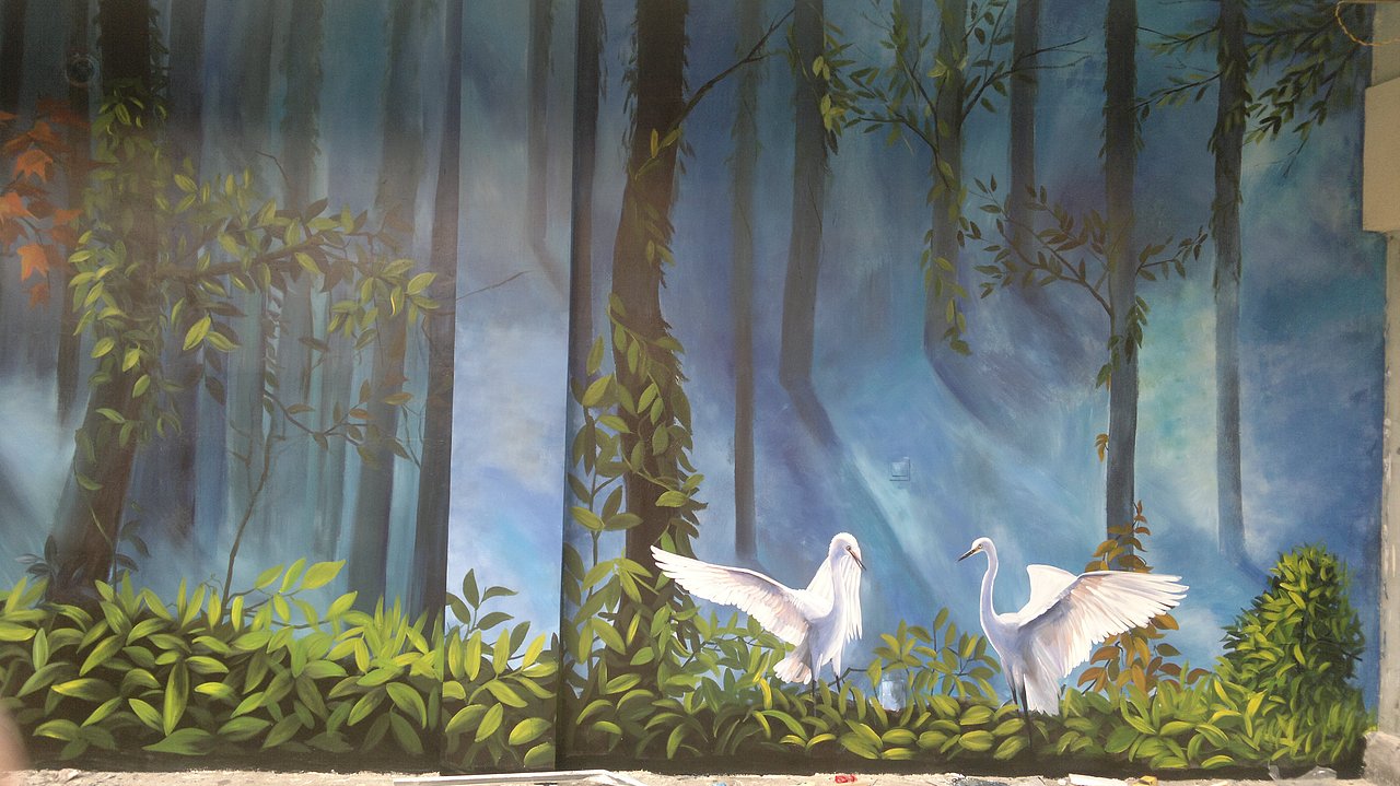 3D墙绘,3D墙画,成都墙绘,成都彩绘,成都壁画