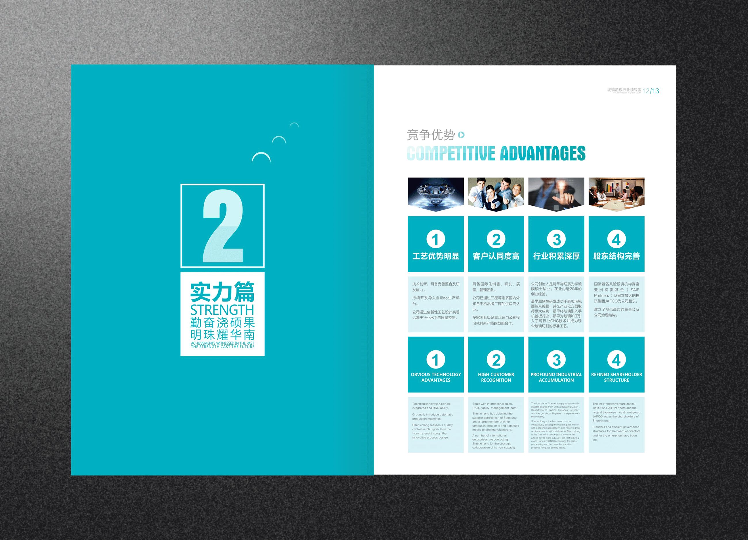 一本手机屏幕的产品画册