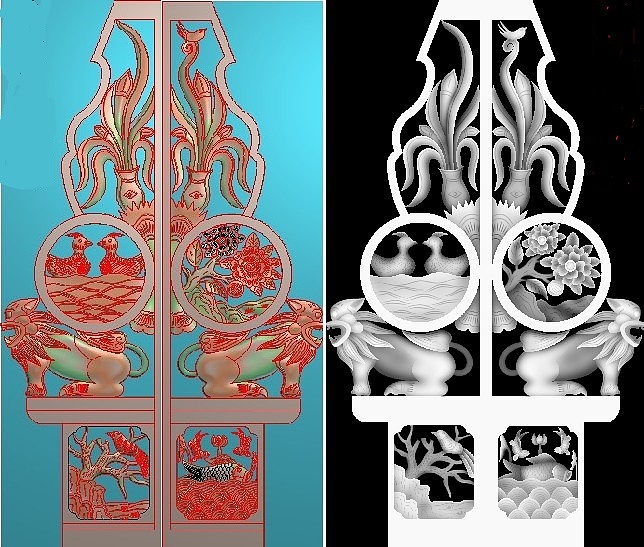 精雕浮雕灰度图雕刻图纸jdp木雕bmp（图ZMTA1MjY4Njg0） - 其他三维 - 站酷设计师雕刻素材原创素材 - 站酷ZCOOL