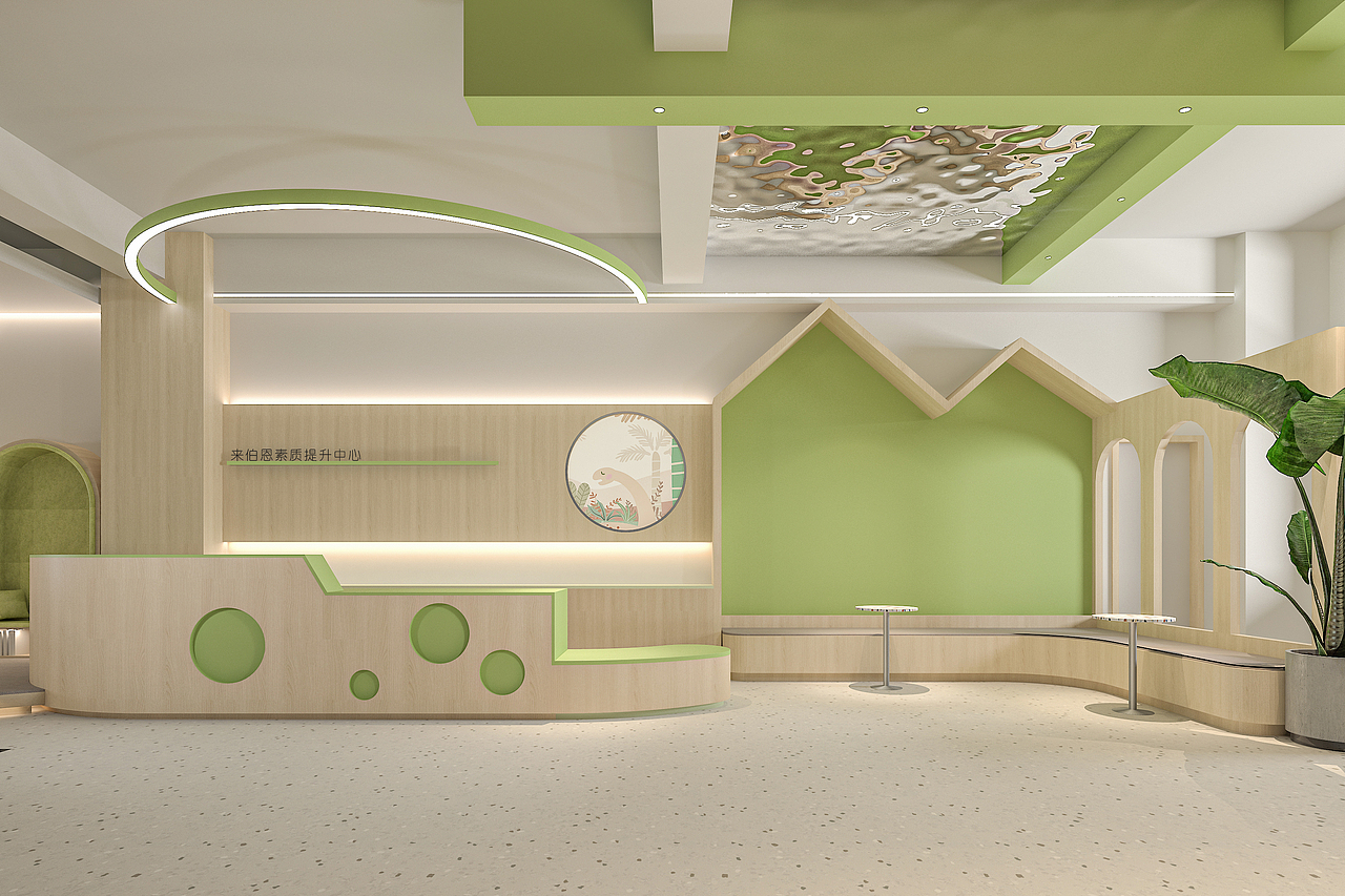 儿童教育机构设计！（图ZMjcxODcwOTM2） - 商业空间设计 - 站酷设计师设计师宋公子原创素材 - 站酷ZCOOL