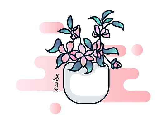 八月花草（個人主頁-ZMzgxOTk0NjA=） - 創(chuàng)作習(xí)作 - 站酷設(shè)計師韓小瑩原創(chuàng)素材 - 站酷ZCOOL