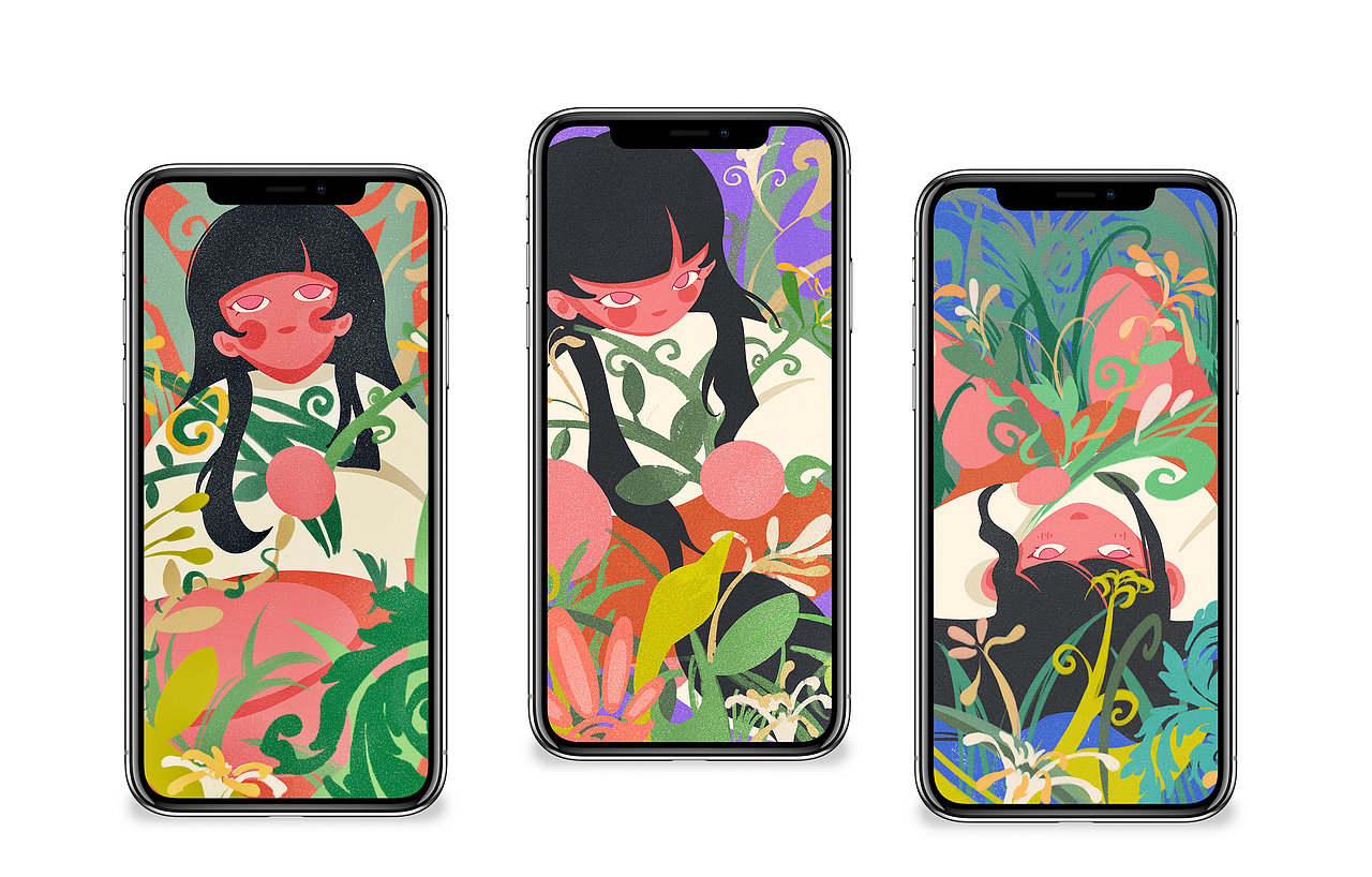 It's the garden（图ZMzE5MDk1NzMy） - 商业插画 - 站酷设计师猫江鱼丸子原创素材 - 站酷ZCOOL