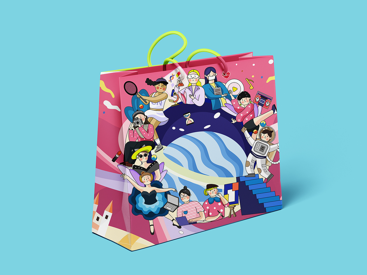 Q时代，酷女生（图ZMjUzNDkzMzI4） - 海报 - 站酷设计师壹颗圆子咩原创素材 - 站酷ZCOOL