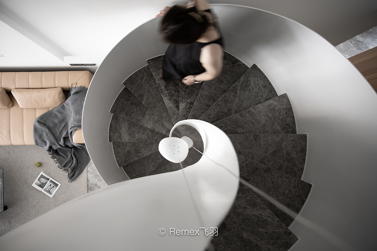 白色极简私宅实景案例|空间摄影飞羽|