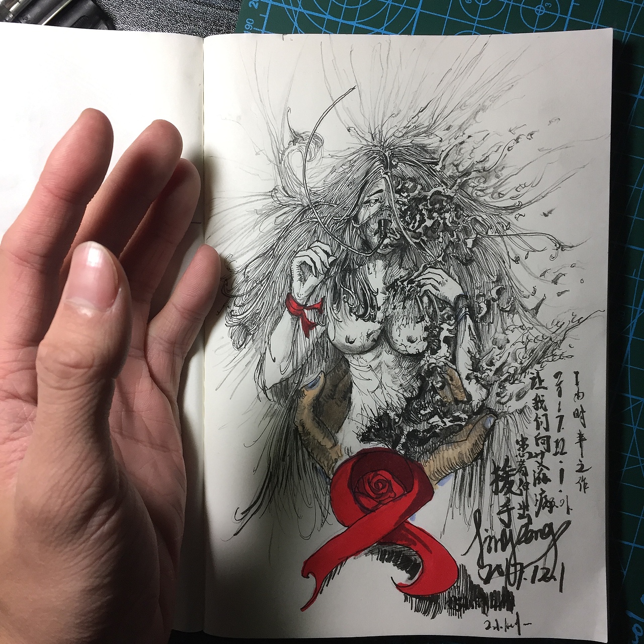 艾滋病（图ZMTE0OTk4Mzcy） - 绘画 - 站酷设计师Libertylingpeng原创素材 - 站酷ZCOOL