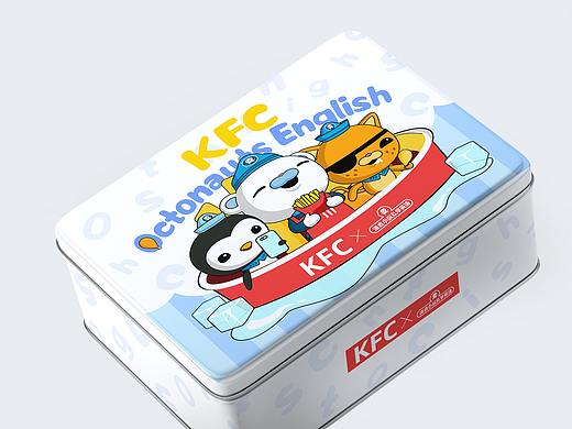 教育App与KFC合作产品包装盒