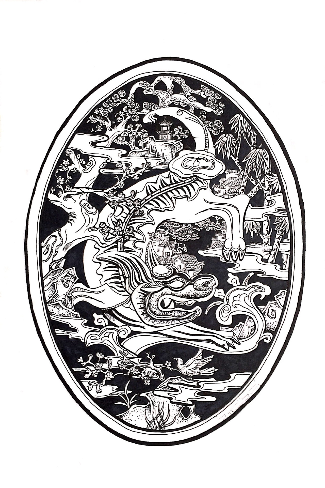 安徽宏村写生啊