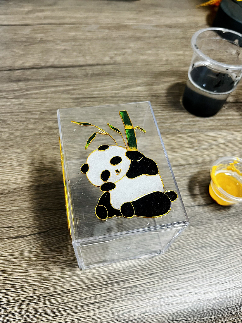 掐丝珐琅亚克力笔筒（图ZMzQ5Nzc2MjUy） - 其他手工艺 - 站酷设计师FHERO原创素材 - 站酷ZCOOL