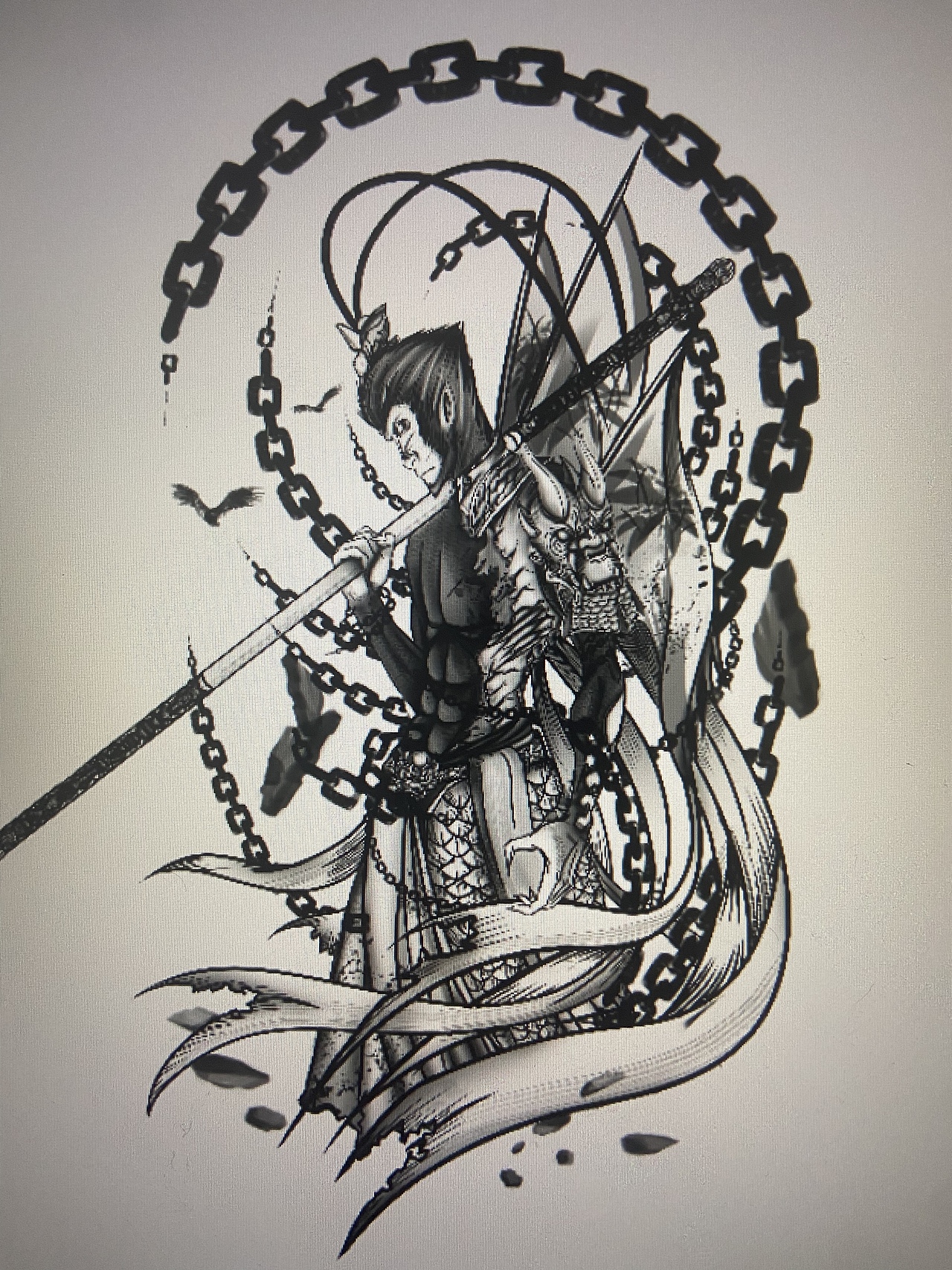 ip设计齐天大圣纹身孙悟空作品信息创作时间2021/07/08添加表情喜欢ta