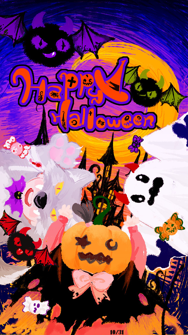 万圣节（图ZMjMwMjE0NjAw） - 儿童插画 - 站酷设计师Akikikiki_原创素材 - 站酷ZCOOL