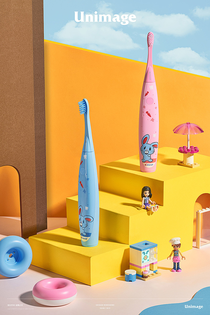 grest佳洁士xunimage联合制图s7000k儿童牙刷