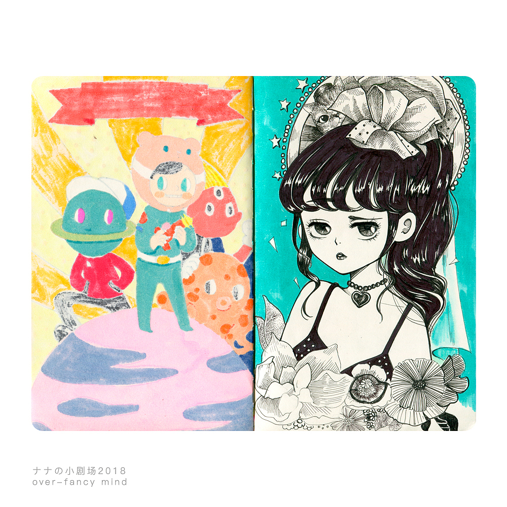 脑洞涂鸦本2半年汇（图ZMTIzNDE5MjMy） - 创作习作 - 站酷设计师applenana原创素材 - 站酷ZCOOL