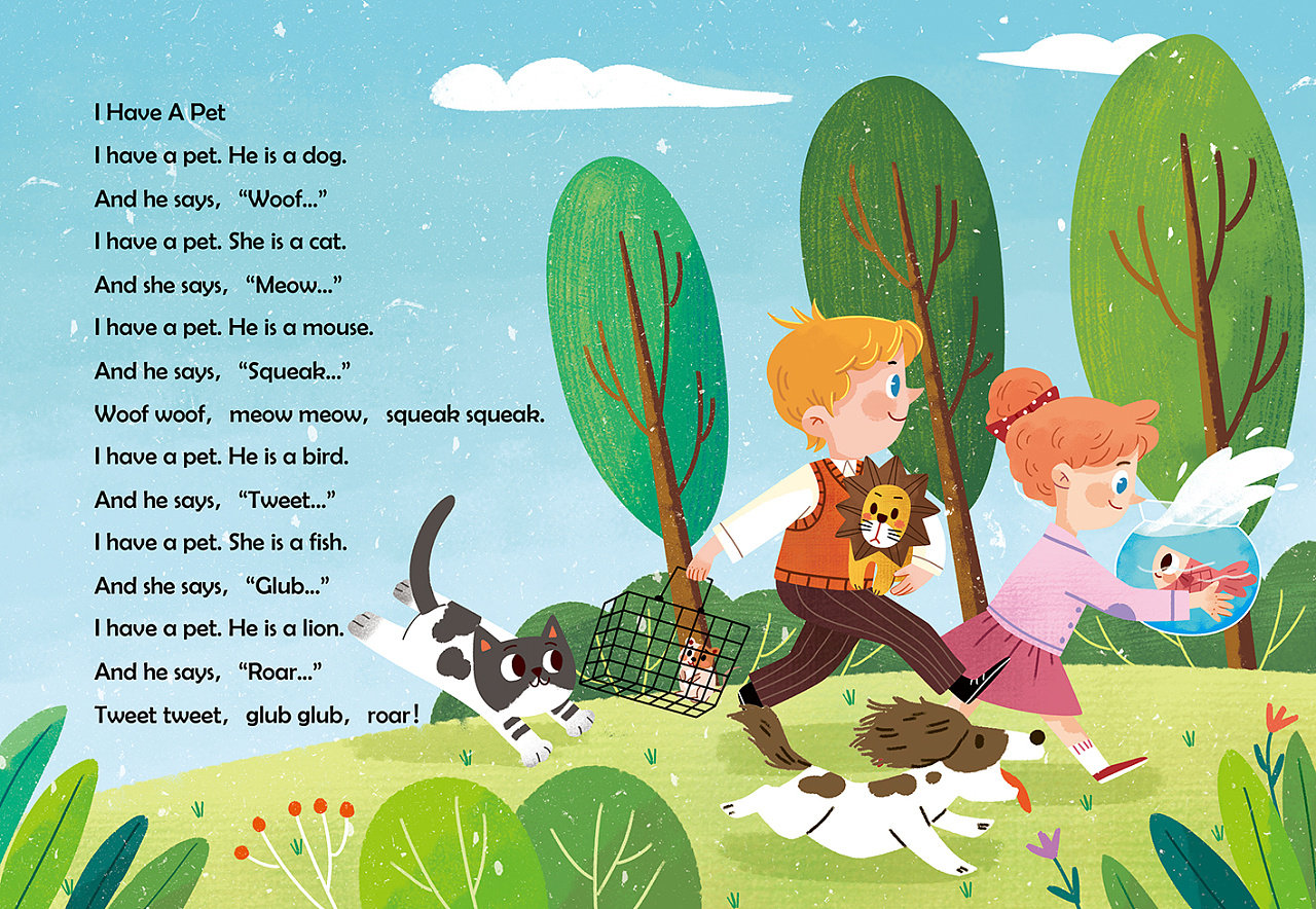 儿歌英语|插画|儿童插画|依依灬 - 原创作品 - 站酷 (zcool)