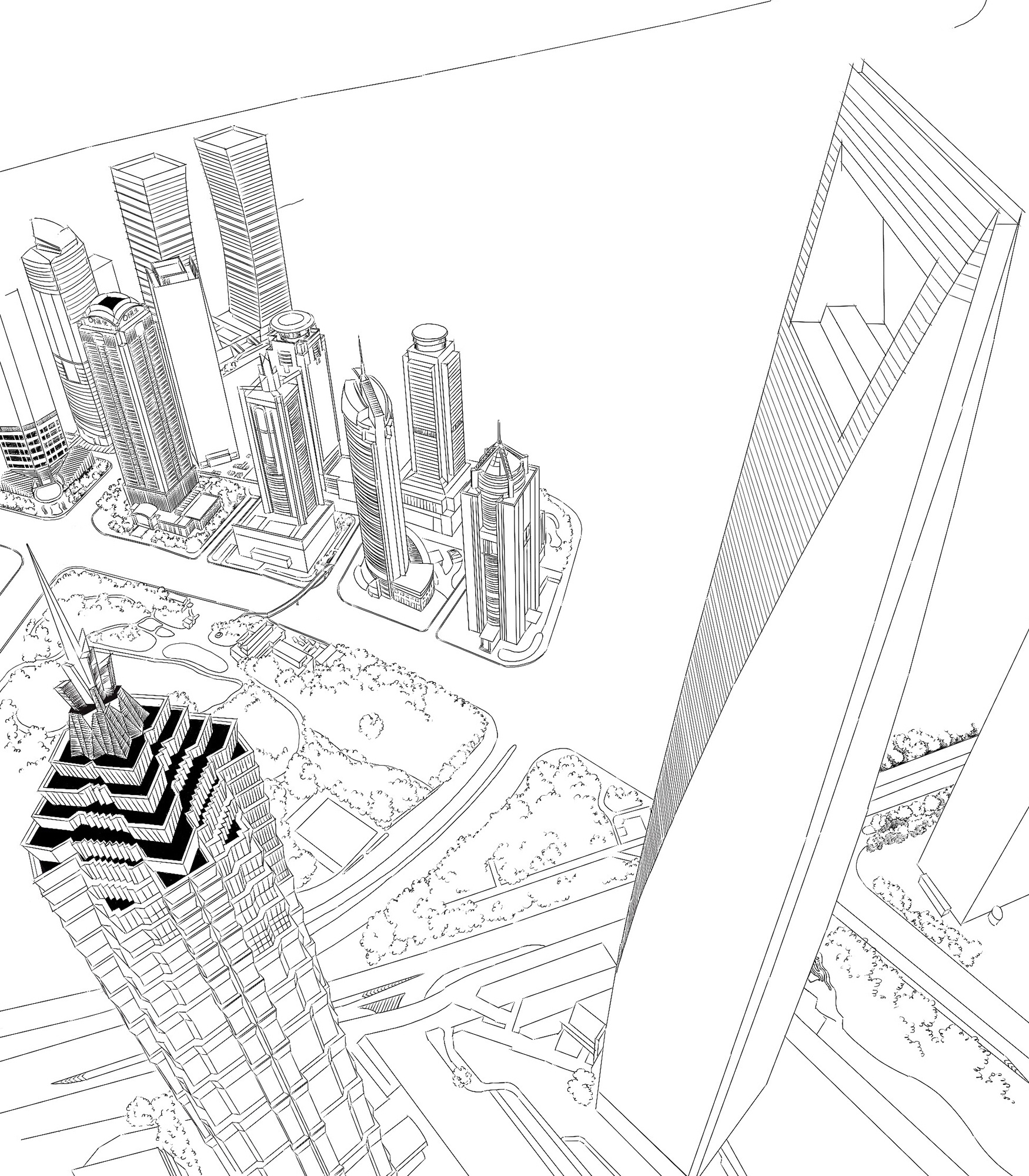 画· 上海 — 陆家嘴