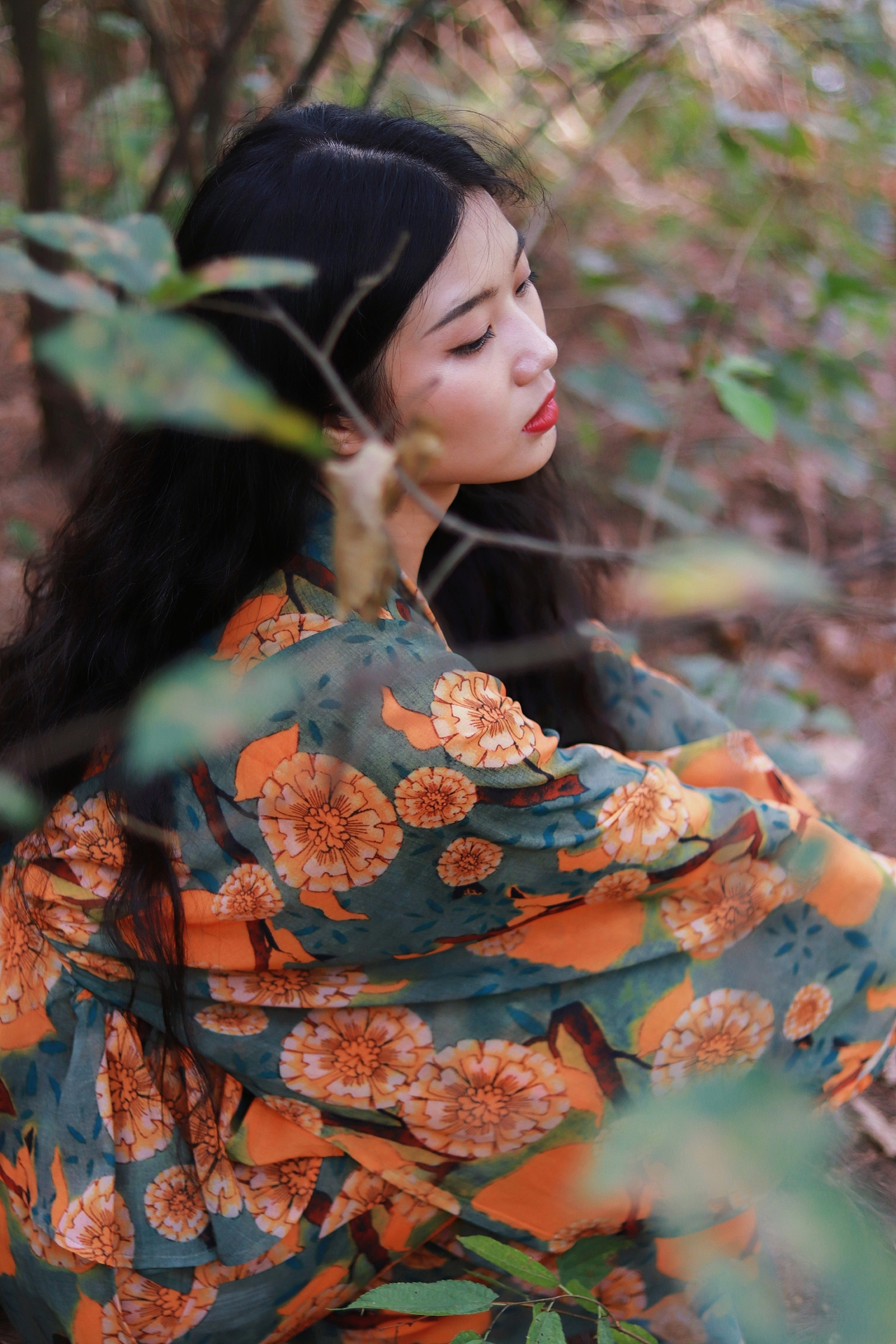 秋天没有奶茶，有美女哟～（图ZMjY2MDg2NDI4） - 人像摄影 - 站酷设计师我懵懂了原创素材 - 站酷ZCOOL