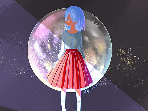 梦里的红裙子（个人主页-ZMjcyNzk2NzI=） - 创作习作 - 站酷设计师JK珠琦原创素材 - 站酷ZCOOL