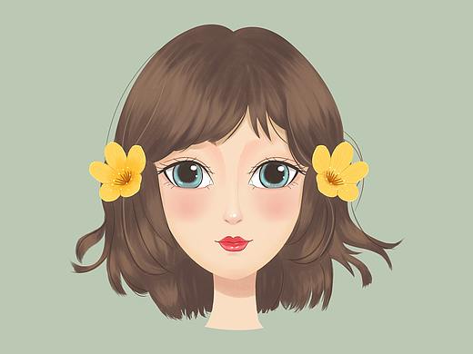 頭像上色（個(gè)人主頁(yè)-ZNDM3ODc5NjA=） - 創(chuàng)作習(xí)作 - 站酷設(shè)計(jì)師木子九_(tái)elsa原創(chuàng)素材 - 站酷ZCOOL