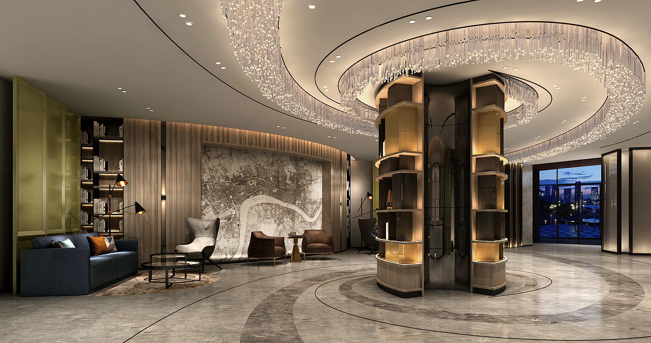 连锁酒店公区空间