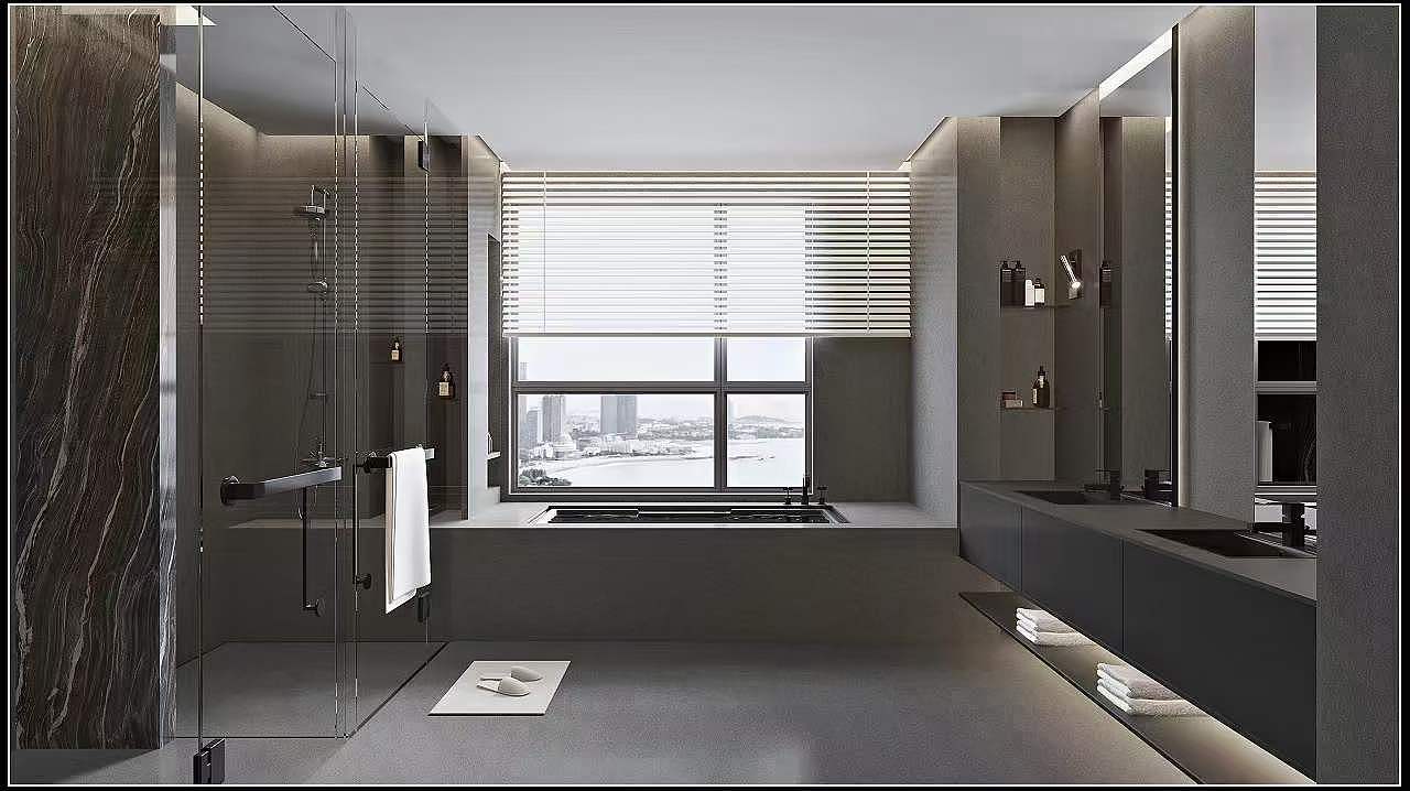 在家装设计中黑白灰是经典,简约,不过时的设计。