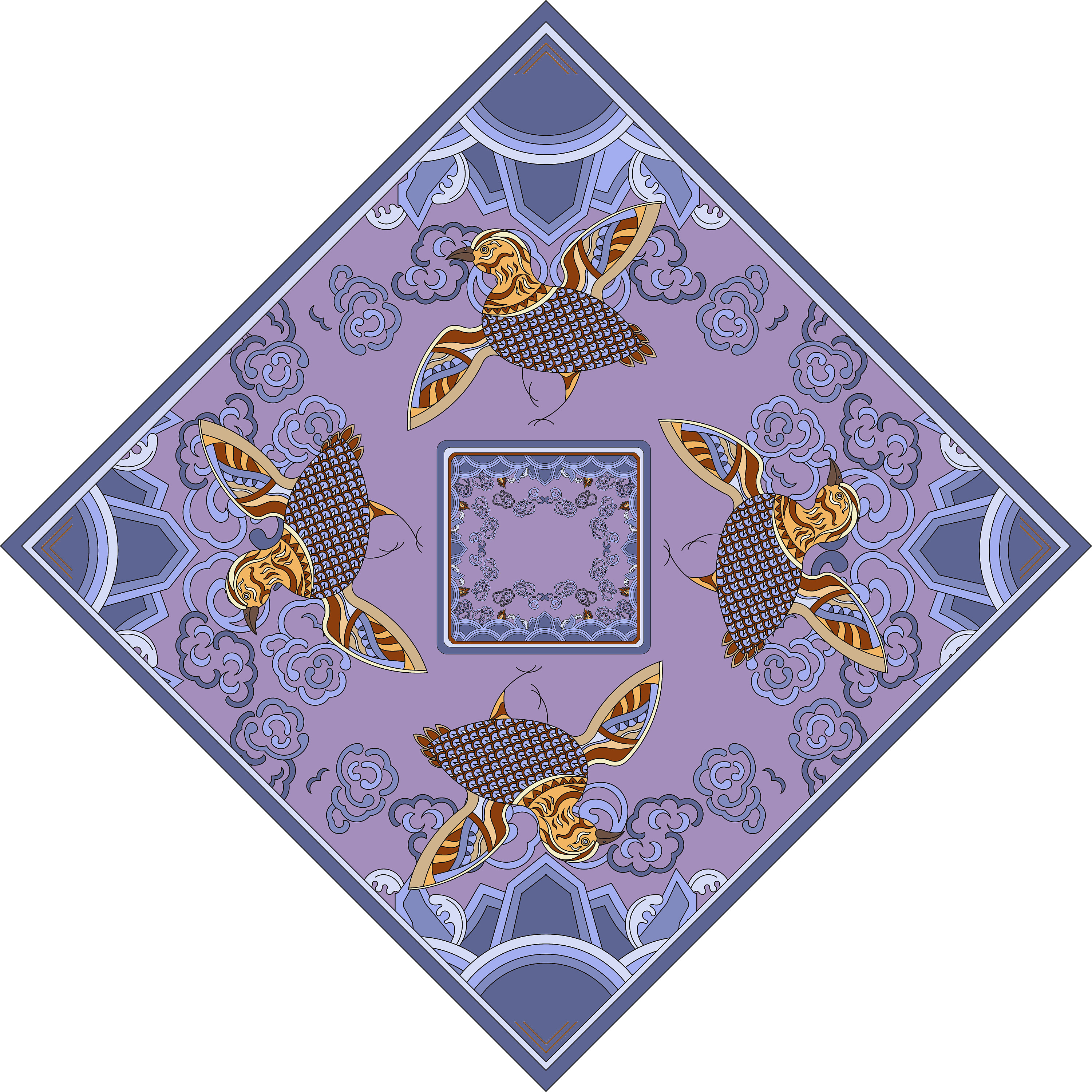 补缀乾坤清代补子纹样的视觉元素创新设计