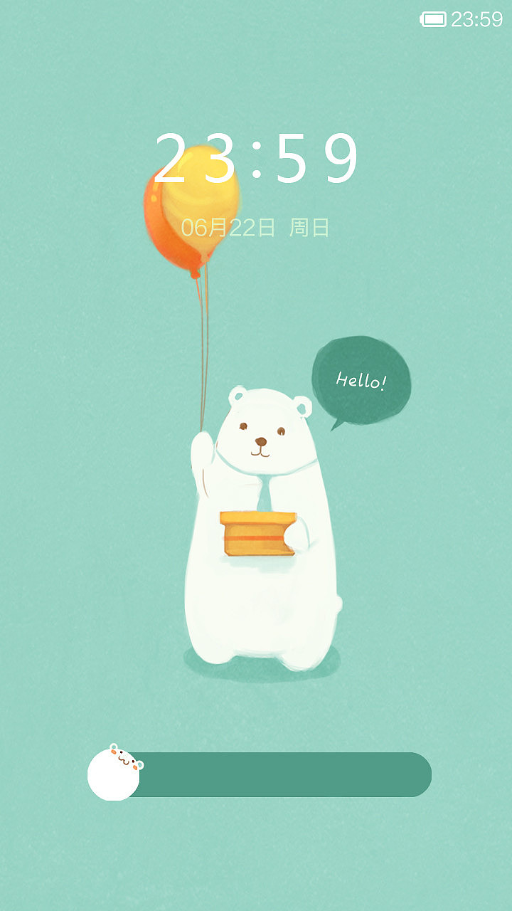 Hello 白熊！（图ZMTczNDc5ODQ=） - APP界面 - 站酷设计师冬眠的熊V原创素材 - 站酷ZCOOL