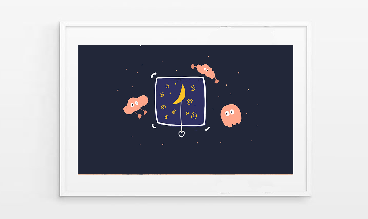 有星星的夜晚（图ZMTg2MDE2MTY0） - 创作习作 - 站酷设计师芝士安格斯原创素材 - 站酷ZCOOL