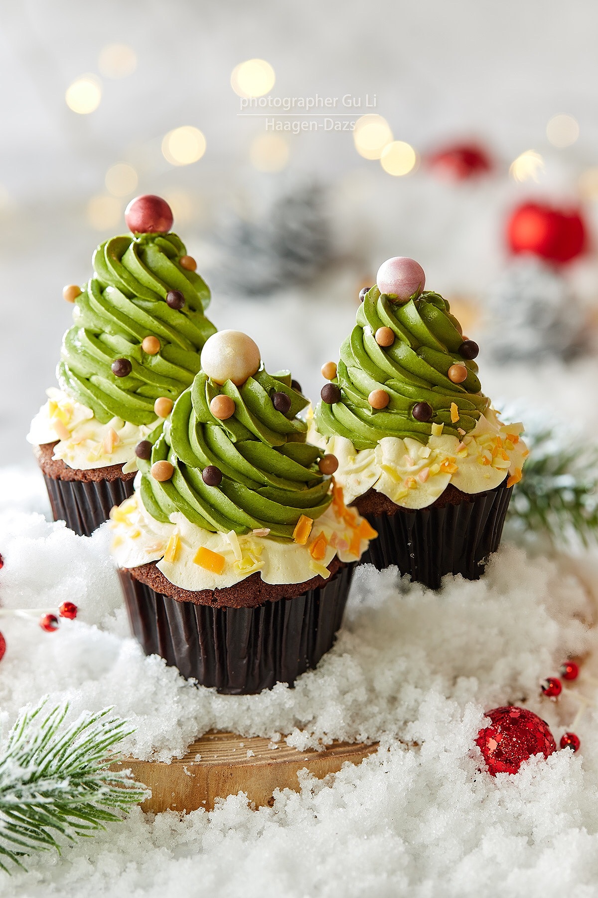 哈根达斯圣诞小甜品|摄影|产品摄影|摄影师古力 - 原创作品 - 站酷